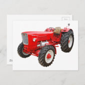 Carte Postale Ancien tracteur Validner G 75 AS (Devant / Derrière)
