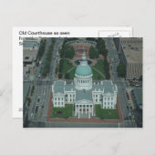 Carte Postale Ancien tribunal (Devant / Derrière)