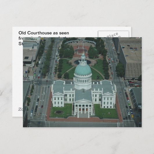 Carte Postale Ancien tribunal (Devant / Derrière)