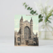 Carte postale ancienne - Abbaye de Bath (Debout devant)