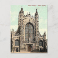 Carte postale ancienne - Abbaye de Bath