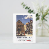 Carte Postale Ancienne affiche des Chemins de fer britanniques d (Debout devant)