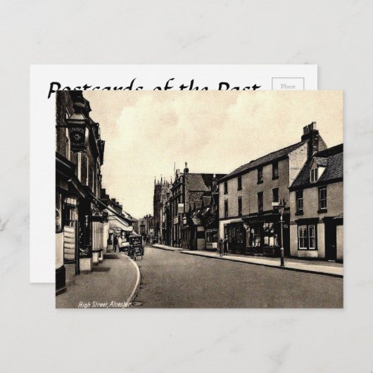 Carte postale ancienne - Alcester, Warwickshire (Devant / Derrière)