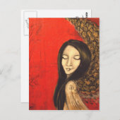 Carte postale Ancienne Ange (Devant / Derrière)