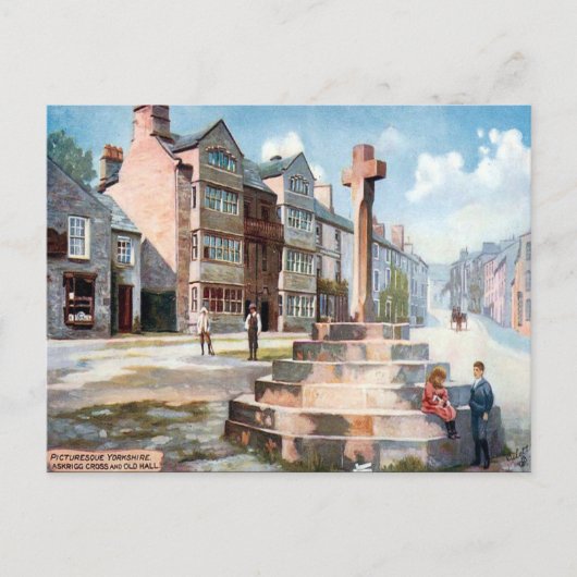 Carte postale ancienne - Askrigg, Yorkshire (Devant)