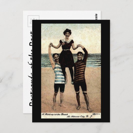 Carte postale ancienne - Atlantic City, New Jersey (Devant / Derrière)