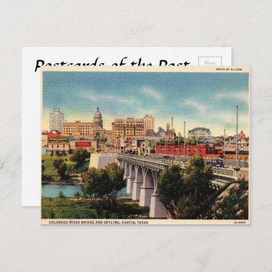 Carte postale ancienne - Austin, Texas (Devant / Derrière)