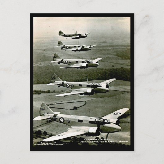 Carte postale ancienne - Avions d'entraînement Air (Devant)