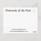 Carte postale ancienne - Bande dessinée - Golf (Dos)