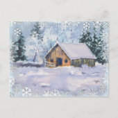 CARTE POSTALE ANCIENNE BARRE D'HIVER PAR SHARON SHARPE (Devant)