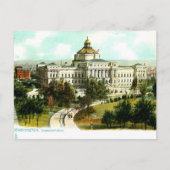 Carte postale ancienne - Bibliothèque du Congrès,  (Devant)