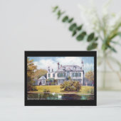 Carte postale ancienne - Bibliothèque du parc Rave (Debout devant)