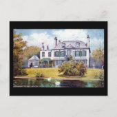 Carte postale ancienne - Bibliothèque du parc Rave (Devant)