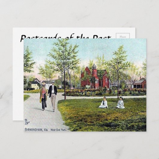 Carte postale ancienne - Birmingham, Alabama (Devant / Derrière)