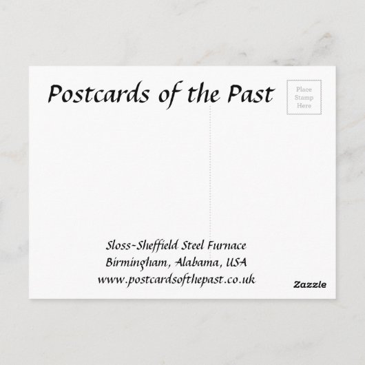 Carte postale ancienne - Birmingham, Alabama (Dos)