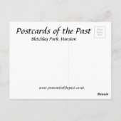 Carte postale ancienne - Bletchley Park Mansion (Dos)