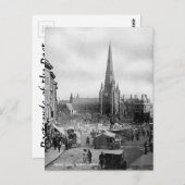 Carte postale ancienne - Bull Ring, Birmingham (Devant / Derrière)