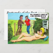 Carte postale ancienne - Carte postale comique de  (Devant / Derrière)