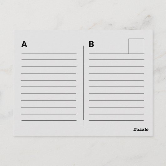 Carte Postale Ancienne cassette mix brown "Old Skool" Salutation (Dos)