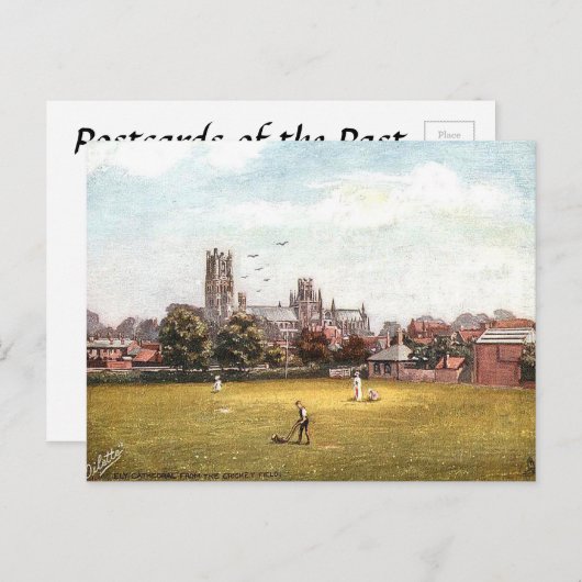 Carte postale ancienne - Cathédrale d'Ely, Cambrid (Devant / Derrière)