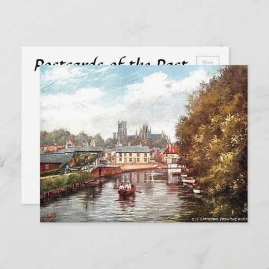 Carte postale ancienne - Cathédrale d'Ely depuis l (Devant / Derrière)