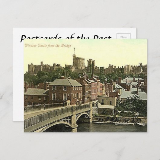 Carte postale ancienne - Château de Windsor (Devant / Derrière)