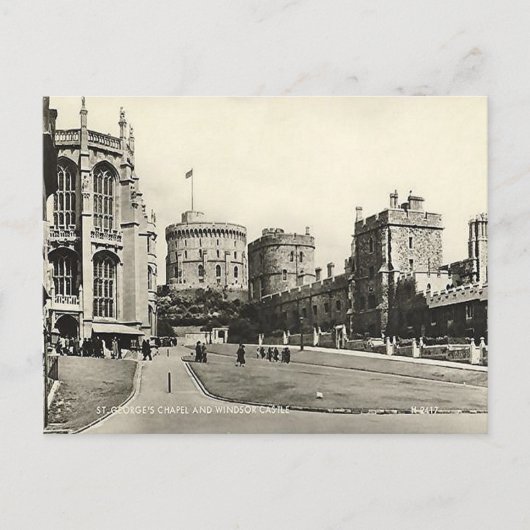Carte postale ancienne - Château de Windsor (Devant)