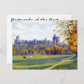 Carte postale ancienne - Château de Windsor, façad (Devant / Derrière)