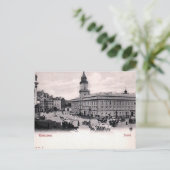 Carte postale ancienne - Château royal, Varsovie, (Debout devant)