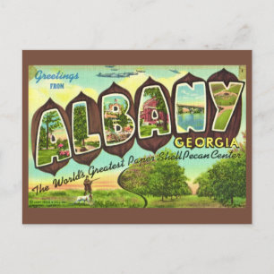 Carte postale ancienne d'Albany Géorgie