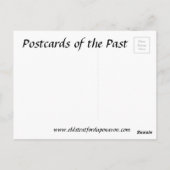 Carte postale ancienne - Dame avec un chapeau (Dos)