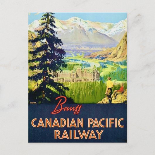 Carte postale ancienne de Banff Canada (Devant)