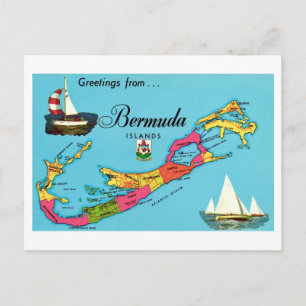 Carte postale ancienne de Bermude