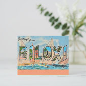 Carte postale ancienne de Biloxi Miss (Debout devant)