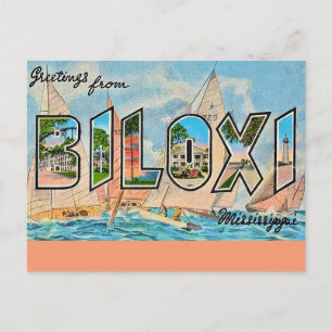 Carte postale ancienne de Biloxi Miss
