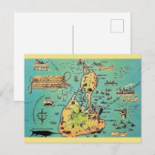 Carte postale ancienne de Block Island (Devant / Derrière)