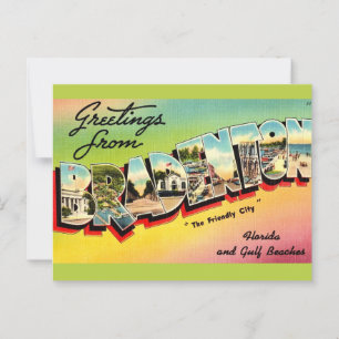Carte postale ancienne de Bradenton FL