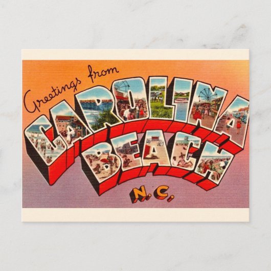 Carte postale ancienne de Carolina Beach (Devant)