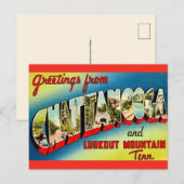 Carte postale ancienne de Chattanooga Tennessee (Devant / Derrière)