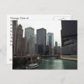 Carte postale ancienne de Chicago Ancien emplaceme (Devant / Derrière)