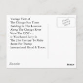 Carte postale ancienne de Chicago Ancien emplaceme (Dos)