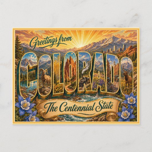 Carte postale ancienne de Colorado (Devant)