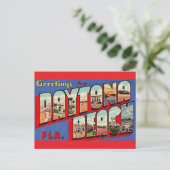 Carte postale ancienne de Daytona Beach (Debout devant)