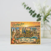 Carte postale ancienne de Delaware avec un message (Debout devant)