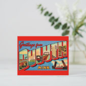 Carte postale ancienne de Duluth MI (Debout devant)