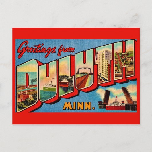 Carte postale ancienne de Duluth MI (Devant)