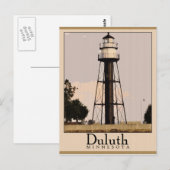 Carte postale ancienne de Duluth Minnesota (Devant / Derrière)