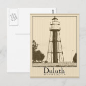 Carte postale ancienne de Duluth Minnesota (Devant / Derrière)