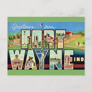 Carte postale ancienne de Fort Wayne IN