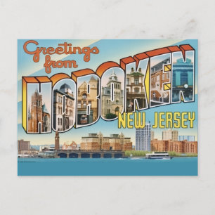 Carte postale ancienne de Hoboken NJ